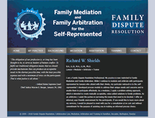 Tablet Screenshot of familydisputeresolution.com